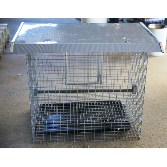 Back of chicken cage